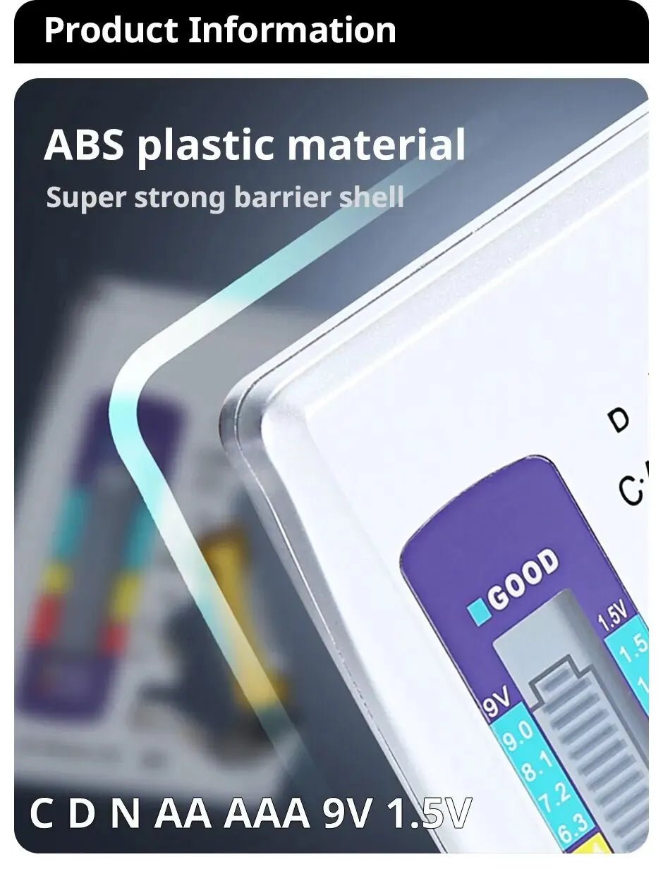 Battery Tester™ — Instant Clarity, Sleek Portability