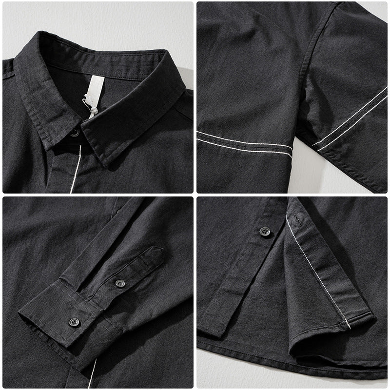 Liran — Breathable Linen Shirt with Minimalist Stitching and Relaxed Fit