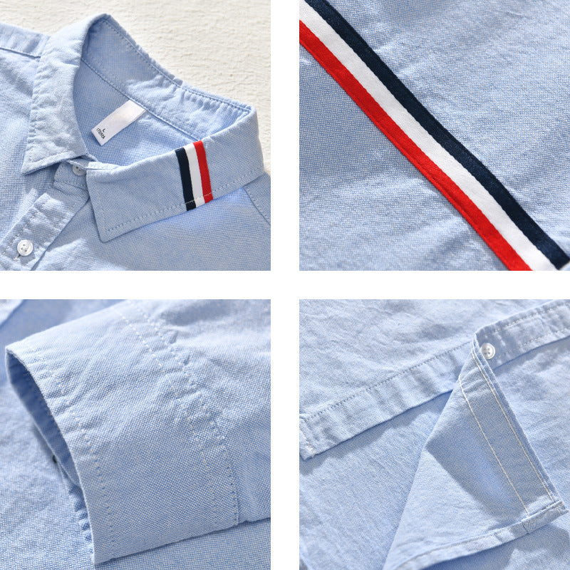 Kalden — Lightweight Gossamer Linen Shirt with Subtle Stripes