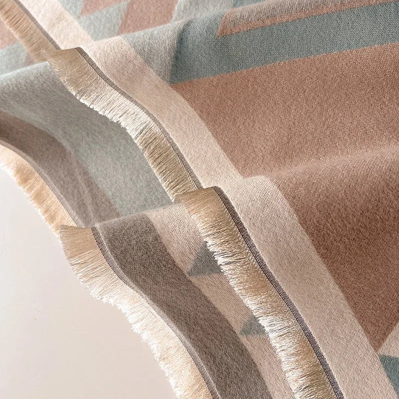Chal para mujer Nora | Mezcla de lana de primera calidad, diseño elegante para invierno