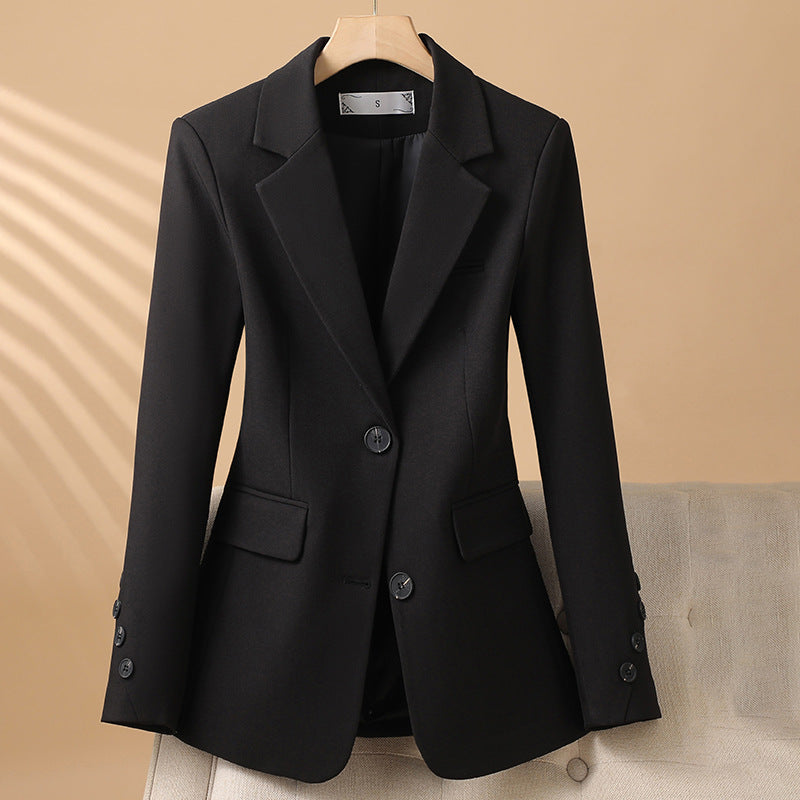 Tailored Women's Blazer in Dusty Rose with Sculpted Silhouette