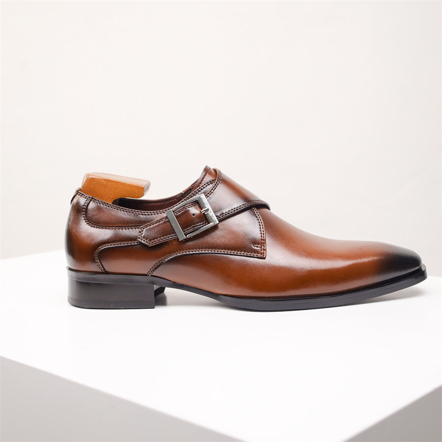 Eliot — Genuine Leather Dress Shoes with Cushioned Comfort