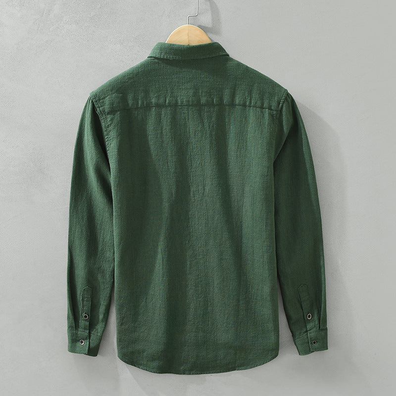 Avencea — Lightweight Breathable Linen Shirt with Textured Weave
