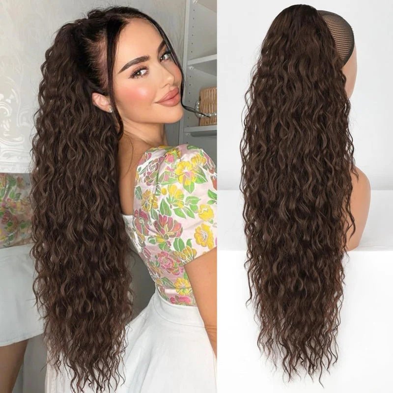 1+1 FREE | VeloLux Hair Enhancer™ — Instantly More Confidence with Full, Salon - Perfect Hair (Dark brown ) - Beauty & Health | Zavonix