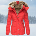 Liora Winter Parka — Women’s Insulated Quilted Jacket with Faux Fur Hood