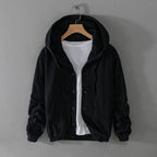 Lightweight Cotton-Linen Blend Hoodie with Breathable, Soft Texture