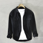 Lightweight Gossamer Linen Shirt with Flap Pockets, Relaxed Fit for All Seasons