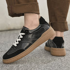 Stevano — Genuine Leather Sneakers with Cushioned Sole