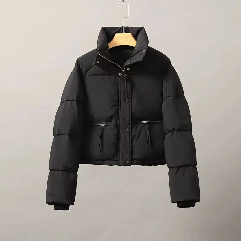 Elanora — Women's Puffed Cropped Jacket for Warmth and Style