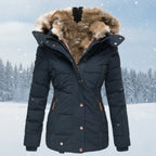 Liora Winter Parka — Women’s Insulated Quilted Jacket with Faux Fur Hood