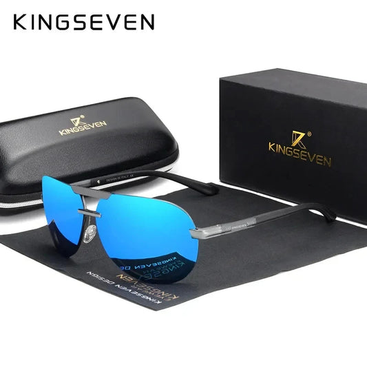 Men's aluminum frame sunglasses™ — Sleek comfort, clear vision