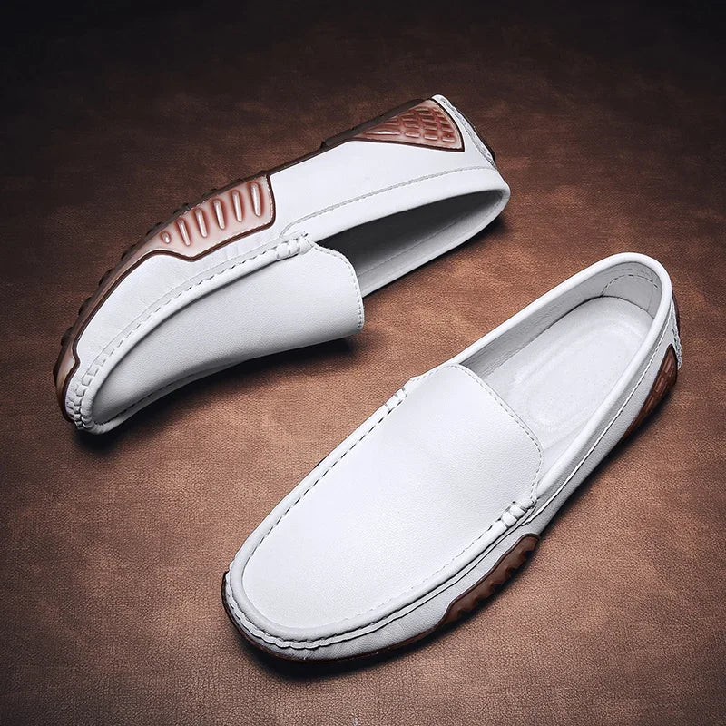 Renly Loafers — Men's Genuine Leather Dress Shoes with Breathable Comfort