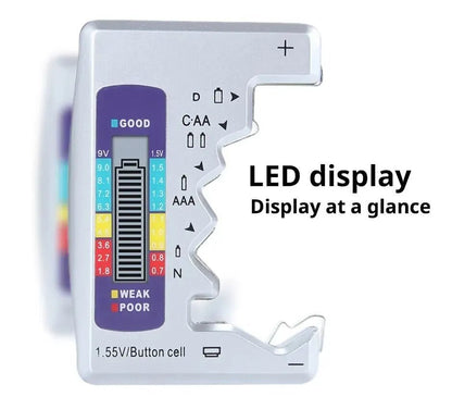 Battery Tester™ — Instant Clarity, Sleek Portability