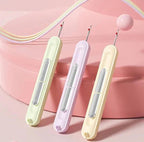 2 - in - 1 sewing gadget – Practical needle threader and seam ripper (Green ) - | Zavonix