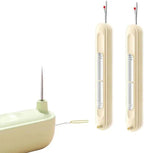 2 - in - 1 sewing gadget – Practical needle threader and seam ripper (Yellow ) - | Zavonix