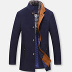 Veste en laine pour homme Maverick | Mélange de textures élégant