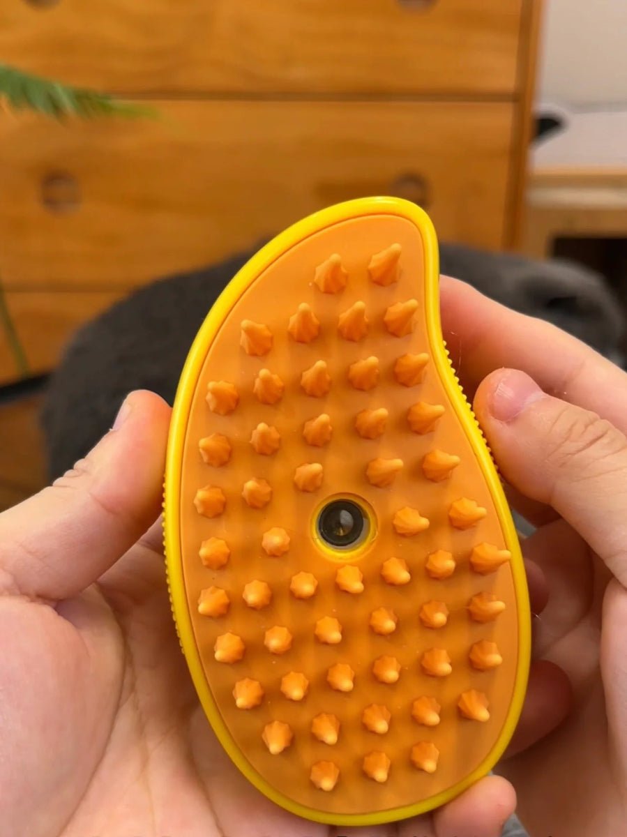 3-in-1 Pet Grooming Comb with Steam Spray for Shedding Control