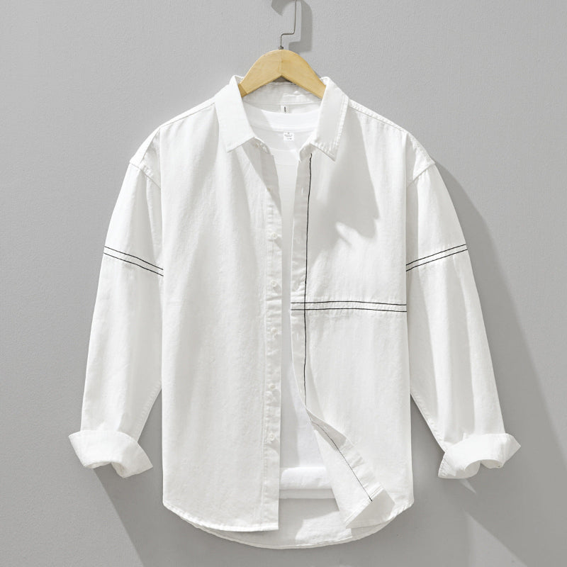 Liran — Breathable Linen Shirt with Minimalist Stitching and Relaxed Fit