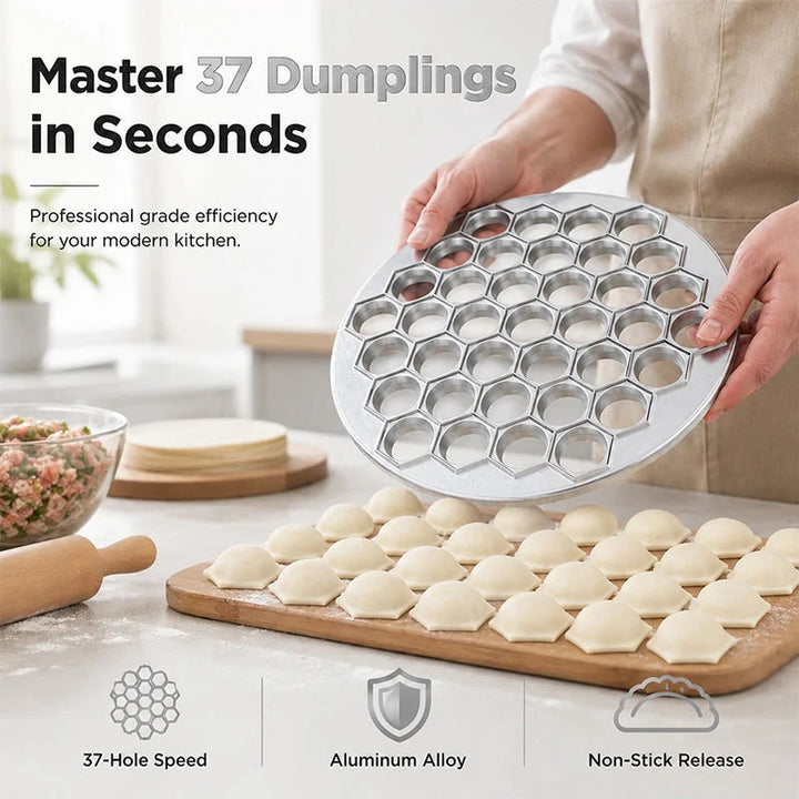 37 Cavity Aluminum Dumpling Mold Product Image 01