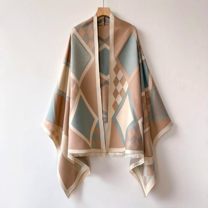 Chal para mujer Nora | Mezcla de lana de primera calidad, diseño elegante para invierno
