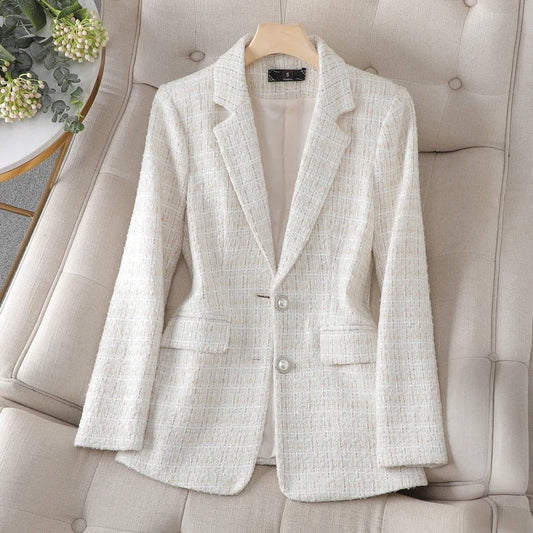 Sculpted Tweed Jacket™ — Own Every Room with Unshakable Strength and Sharp Style