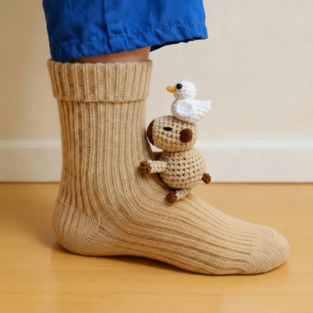 3D Knit Animal Socks - Cozy, Durable Comfort with Unique Designs 5