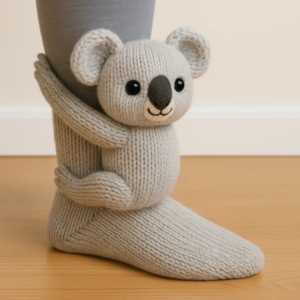3D Knit Animal Socks - Cozy, Durable Comfort with Unique Designs 8