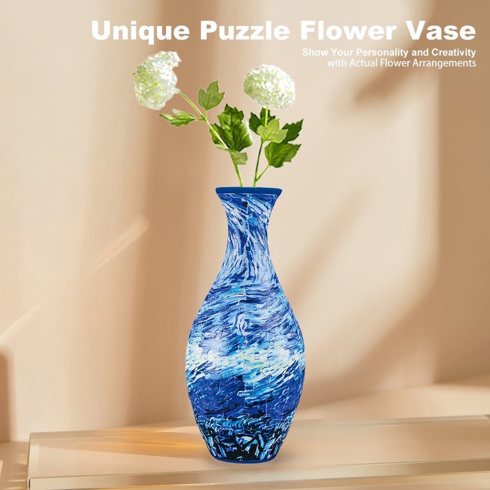 3D Mosaic Puzzle Vase | DIY Puzzle , Eco-Friendly