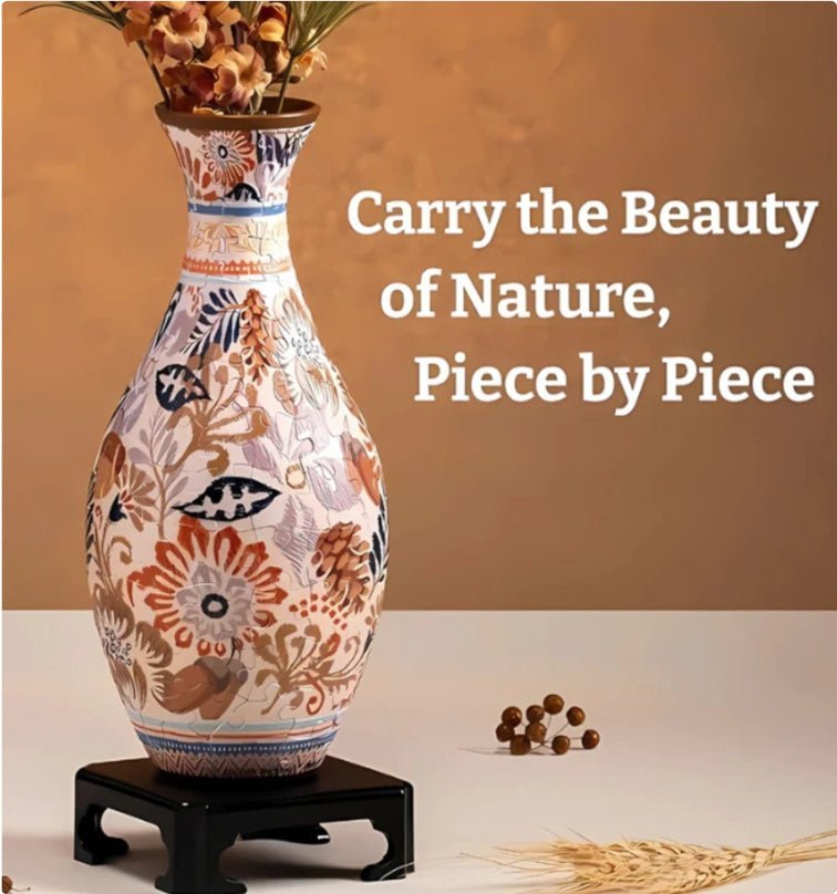 3D Mosaic Puzzle Vase | DIY Puzzle , Eco-Friendly