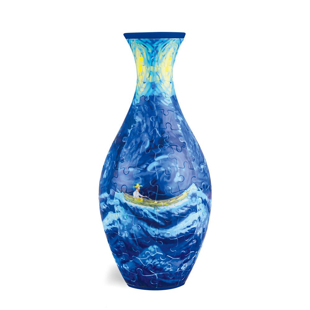 3D Mosaic Puzzle Vase | DIY Puzzle , Eco-Friendly