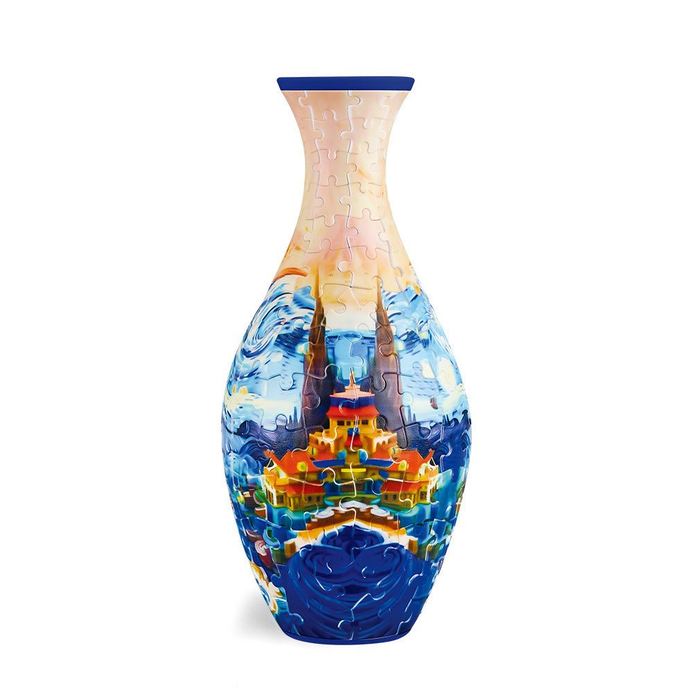 3D Mosaic Puzzle Vase | DIY Puzzle , Eco-Friendly