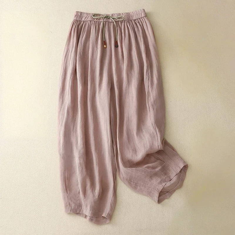 Liora Breeze Linen Pants — Lightweight Relaxed Fit for Warm Weather