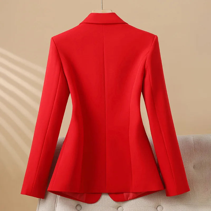 Tailored Women's Blazer with Soft, Structured Silhouette for Comfort and Style