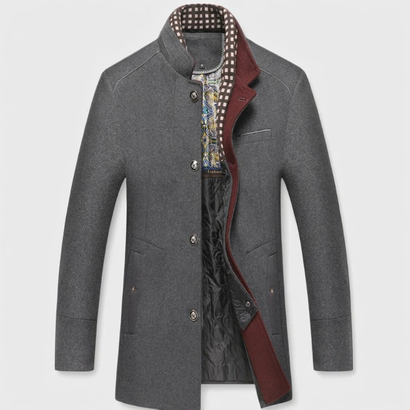 Veste en laine pour homme Maverick | Mélange de textures élégant