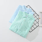 Men's Lightweight Textured Stripe Shirt with Breathable Fabric