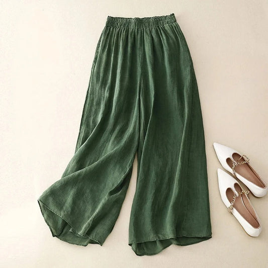 Leviano Linen Pants — Lightweight Tailored Trousers with Structured Fit