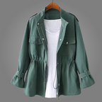 Water-Repellent Waxed Cotton Jacket for Durable Rain Protection