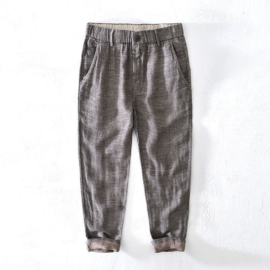 Alora — Lightweight Linen Pants with Elastic Waist for Comfort