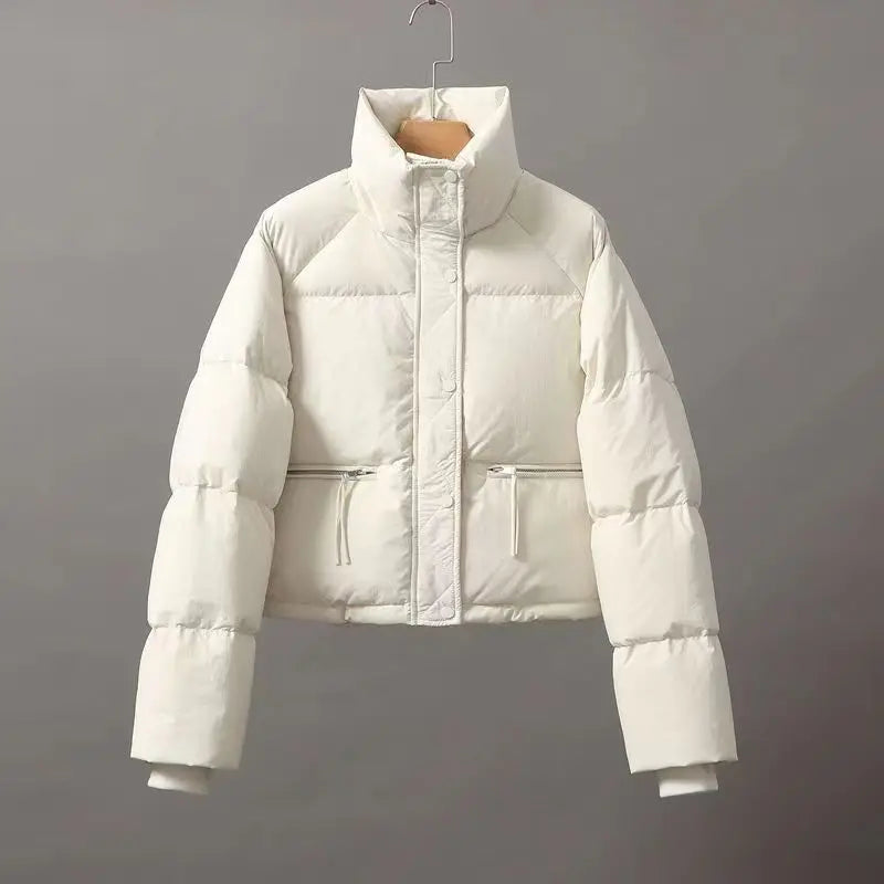 Elanora — Women's Puffed Cropped Jacket for Warmth and Style