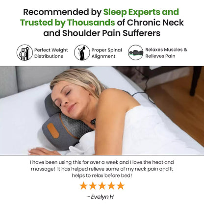 Neck Support and Massage Device™ — Gentle Warmth, Instant Relief