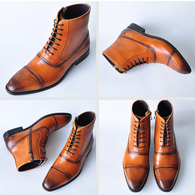 Varloxi — Durable Leather Boots with Comfortable Fit for All-Day Wear
