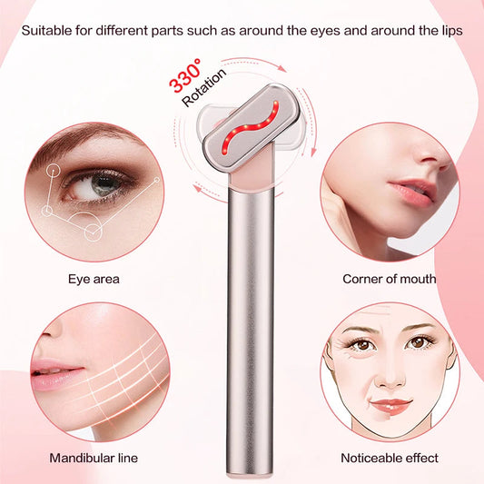 VeraLuxe™ 4-in-1 Facial Wand — Transform Dull Skin Into Irresistible Radiance and Youthful Confidence