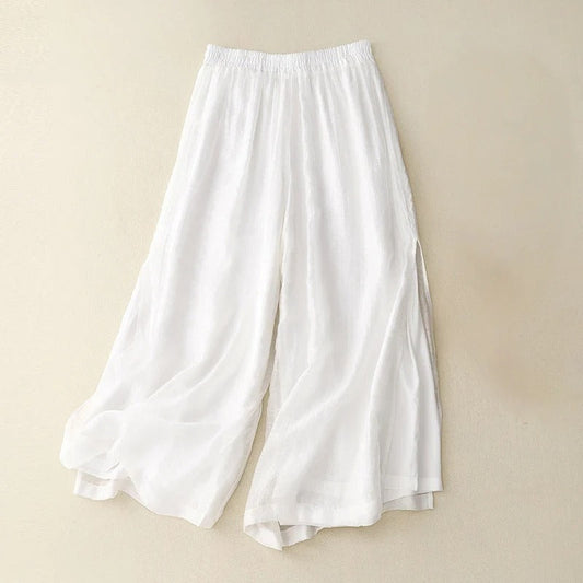 Elara Linen Pants — Minimalist Relaxed Fit for Timeless Comfort