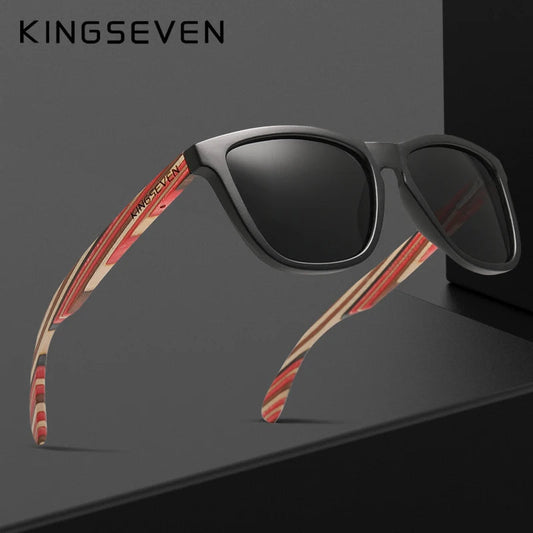 Original Kingseven™ — Timeless Wood Frames, Polarized Clarity