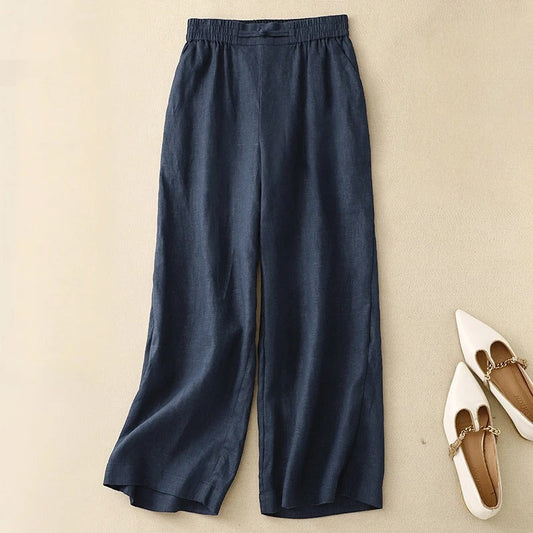 Elian Linen Pants — Breathable Lightweight Pants with Tailored Fit