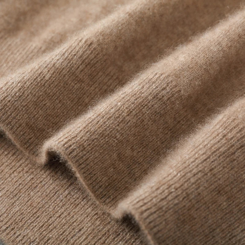 Elara — Tailored 100% Cashmere V-Neck Vest for Soft Warmth