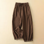 Elysian Women's Trousers | Elegant Linen