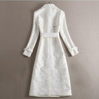 Celia Women's Coat | Exquisite Brocade Fabric, Elegant Design