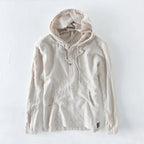Lightweight Linen Hoodie with Breathable Soft Fabric for Spring Comfort