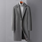 Alpaca Overcoat Wool Trench Coat